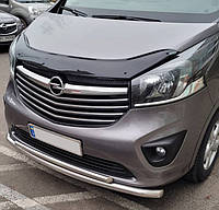 Дефлектор капота для Opel Vivaro 2015-2019, Мухобойка капота Opel Vivaro