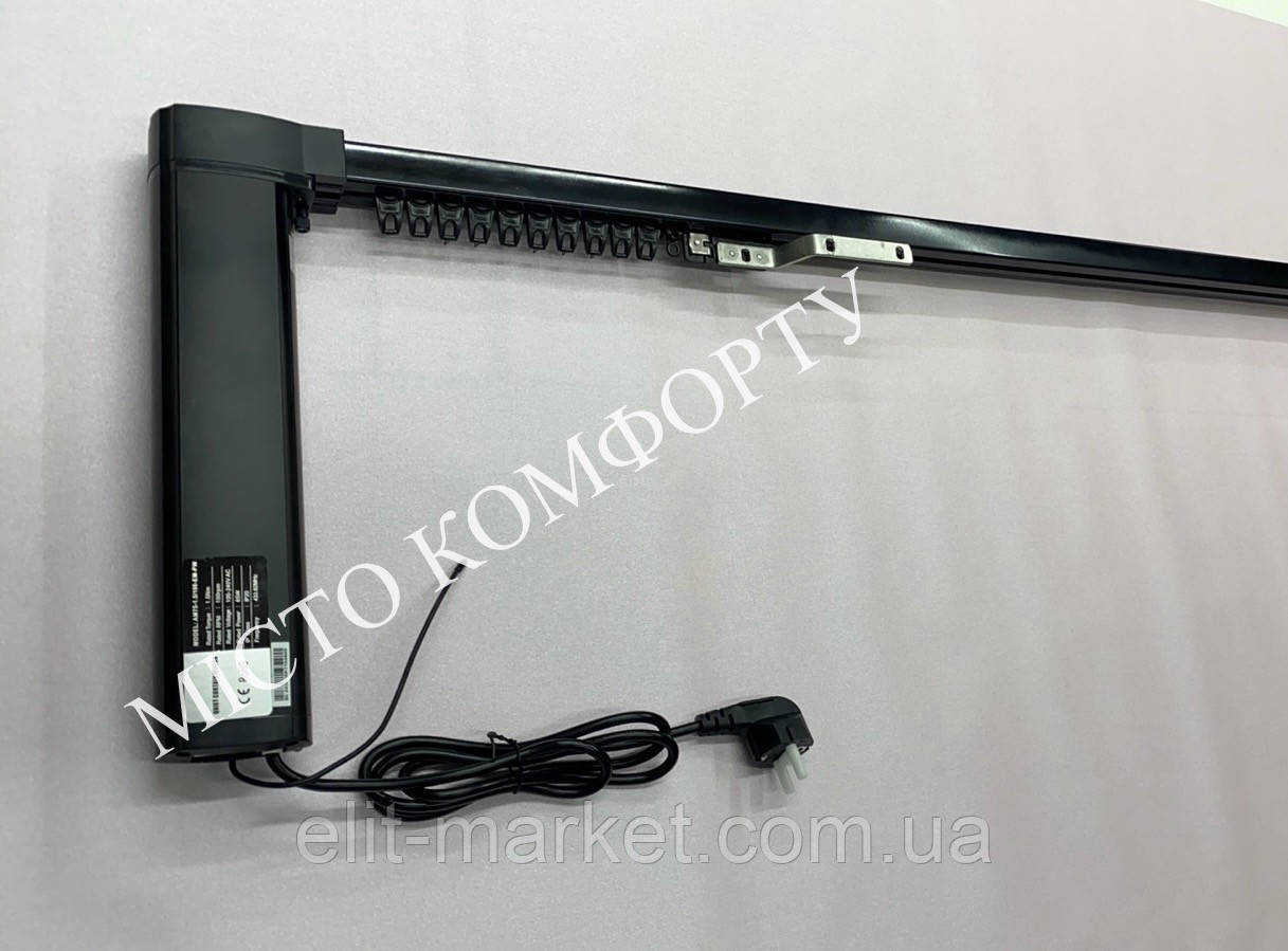 Електрокарниз для штор TORRO AM 75 Black 175 см