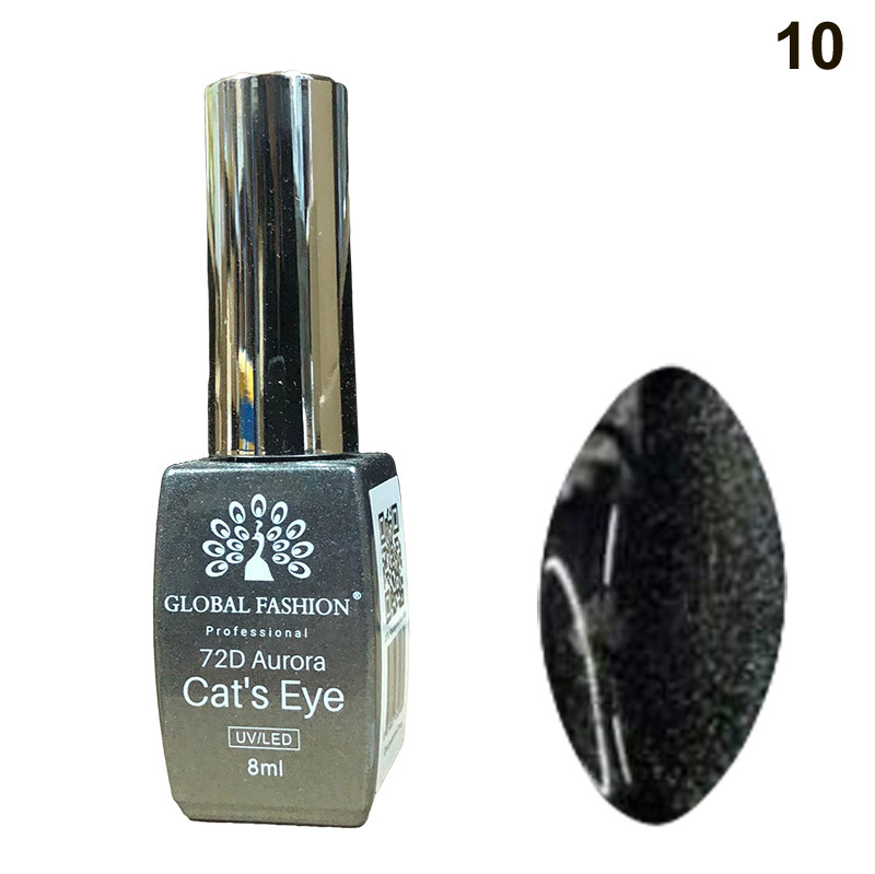 Гель-лак Global Fashion Cat Eye 72D Aurora #10, 8 мл