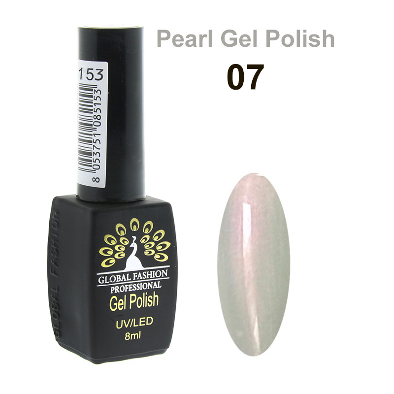 Гель-лак Global Fashion Pearl Gel Polish #7, 8 мл