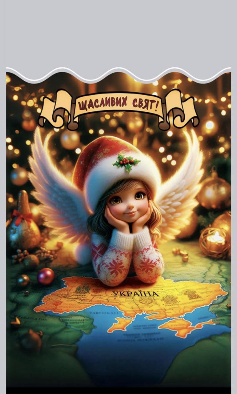 Новорічні пакети 20 х 35 см, фото 1