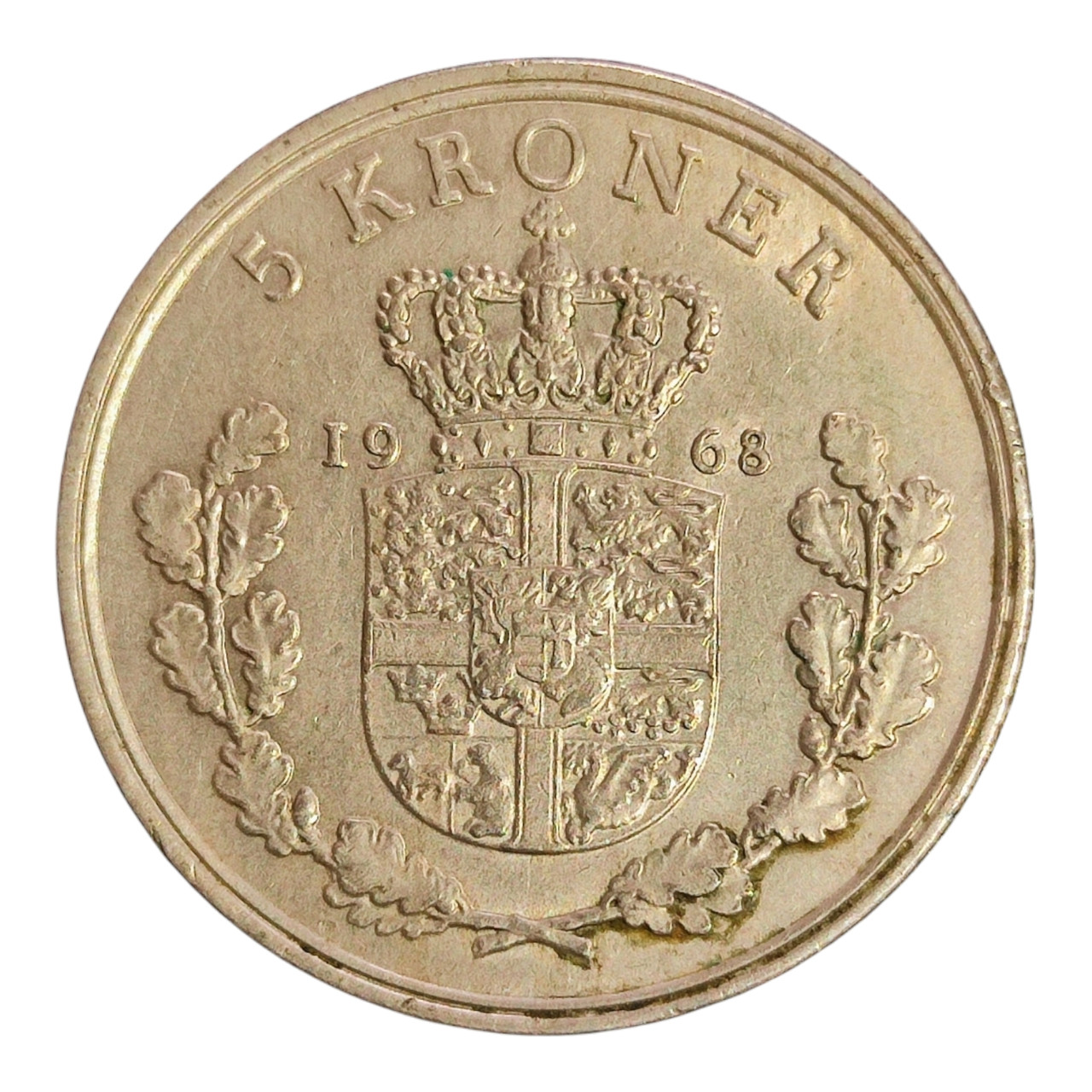 Данія 5 крон, 1968, фото 1