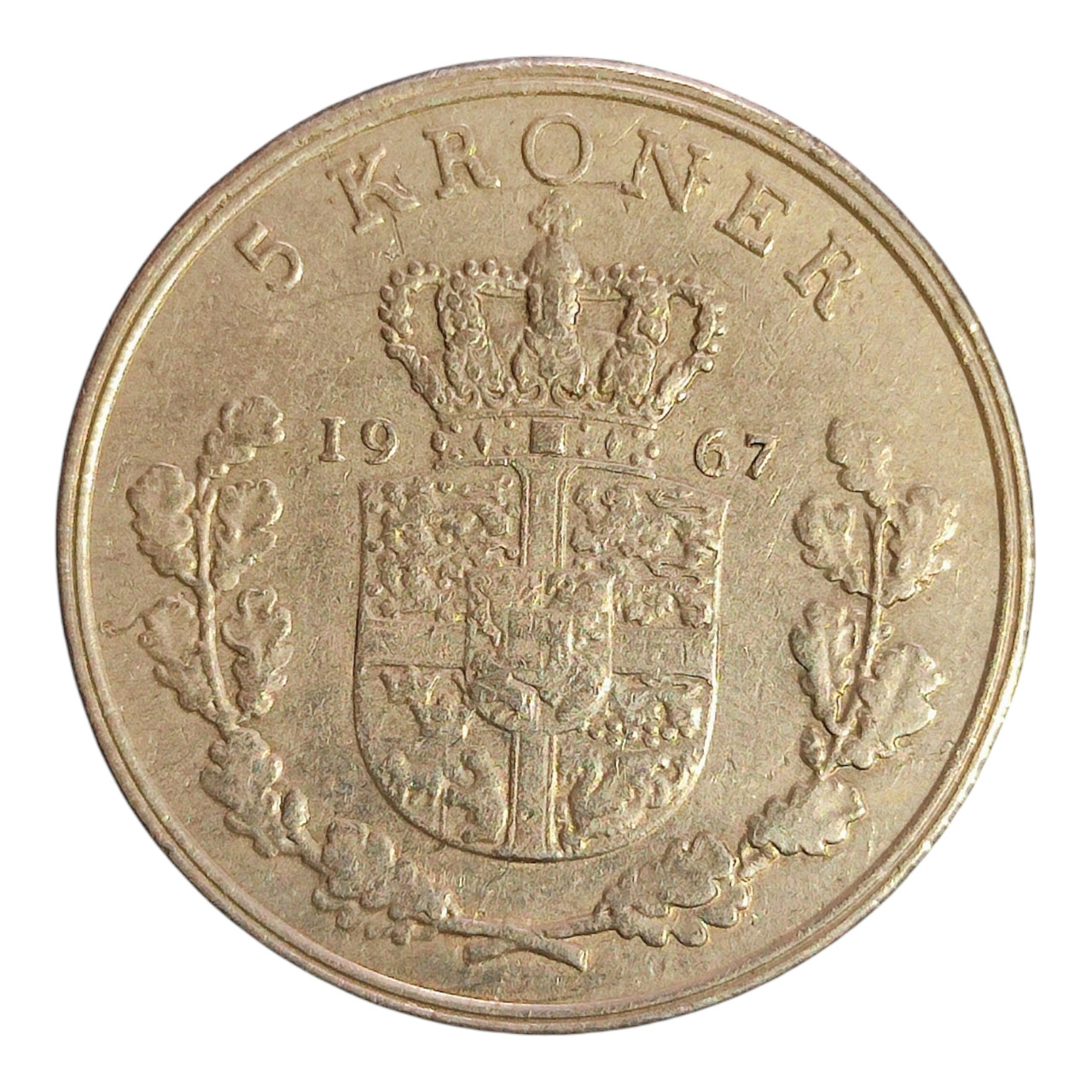 Данія 5 крон, 1967