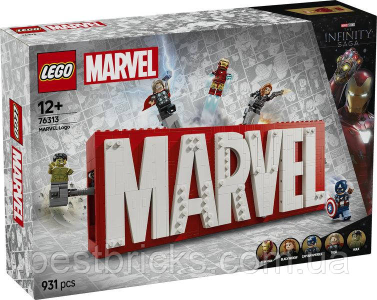 Конструктор Lego Super Heroes Логотип і мініфігурки MARVEL 76313, фото 1