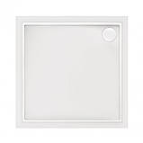 Душовий піддон Qtap Tern 301112 100x100x12 см + сифон, фото 4