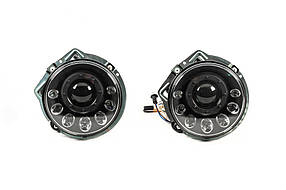 Передні фари Мanor Black LED (2006-2017) для мерседес G сlass W463 рр