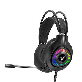 Ігрові навушники GH-01 Gaming LED із підсвіткою та мікрофоном