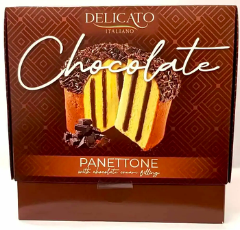 Панетоне Delicato з шоколадним кремом 750 гр. Італія