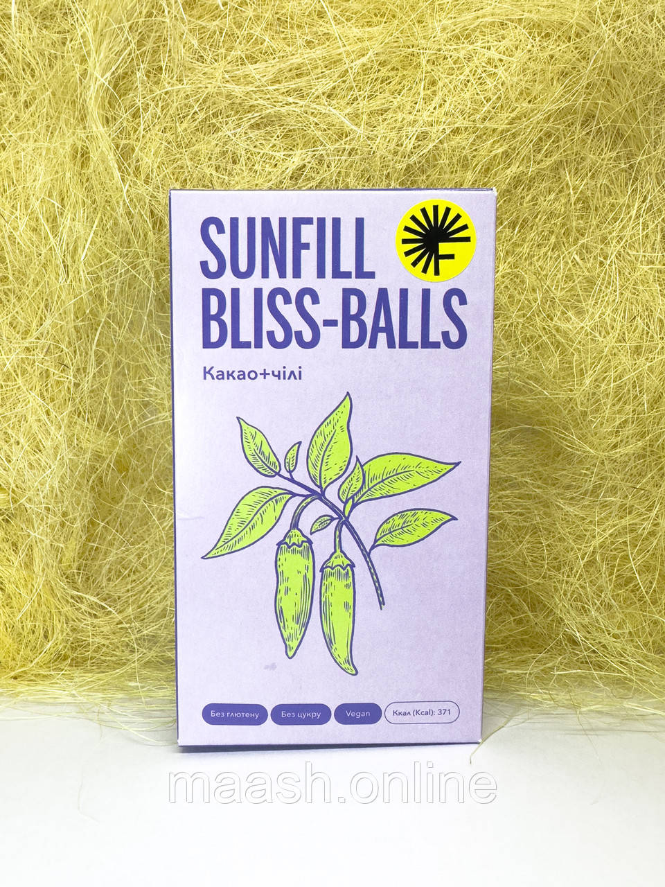 Цукерки Bliss Balls Какао Чилі Sunfill, 135г
