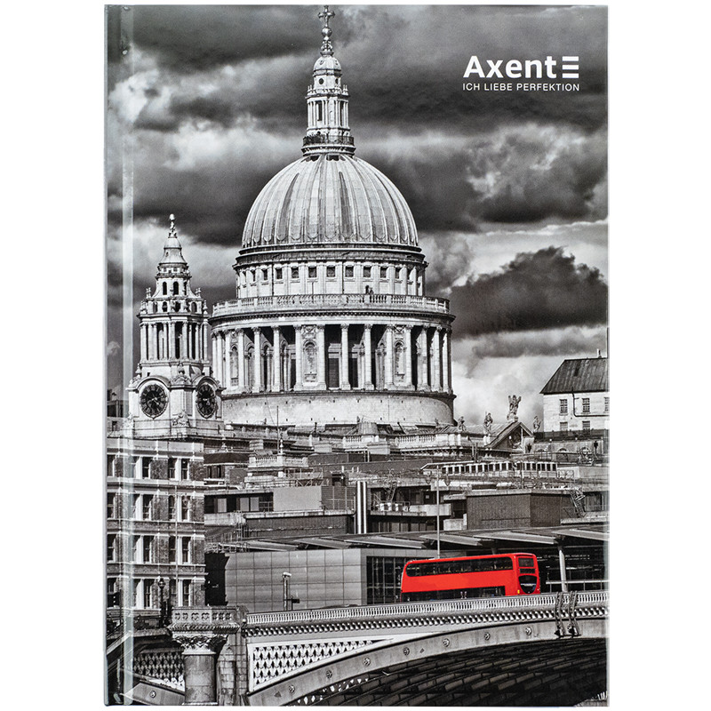 Блокнот А5 96арк. кліт. тв. обкл. "R&B Bus" №8457-8-А/Axent/(20), фото 1