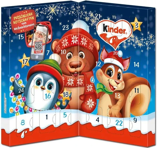 Адвент календар книжка Kinder Mix Ferrero 113 г