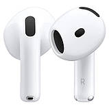 Бездротові TWS навушники Airpods 4 ANC USB-C Wireless Charging Case for Apple (AA) White, фото 3