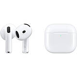 Бездротові TWS навушники Airpods 4 ANC USB-C Wireless Charging Case for Apple (AA) White, фото 4
