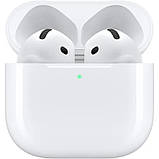 Бездротові TWS навушники Airpods 4 ANC USB-C Wireless Charging Case for Apple (AA) White, фото 5