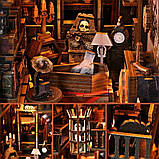 Бук Нук Темна Сім'я Венздей 3D Інтер'єрний конструктор Wednesday Magic Dark Family DIY Book Nook Kit SL-04, фото 3