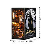 Бук Нук Темна Сім'я Венздей 3D Інтер'єрний конструктор Wednesday Magic Dark Family DIY Book Nook Kit SL-04, фото 9