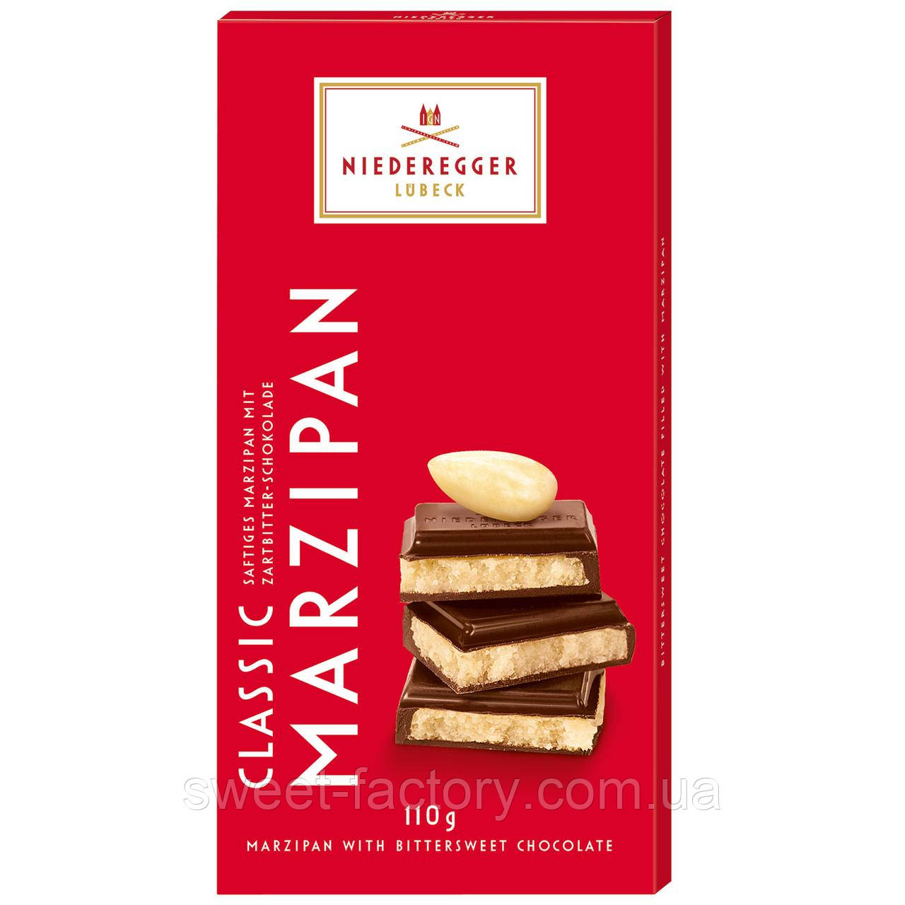 Шоколад Niederegger Marzipan Tafel Classic Zartbitter 110g