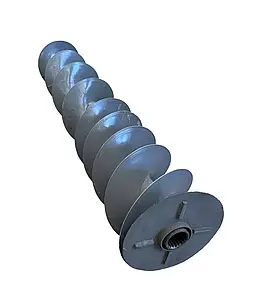 Шнек вертикальний бункера комбайна Полісся-1218 КЗК 12-0206260