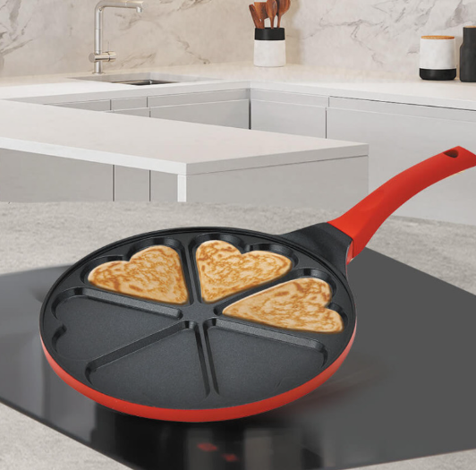 Сковорода для млинців 26 см Maestro "Heart"