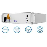 Акумулятор Deye BOS-GM5.1 LiFePO4 51,2V/100AH, 5,12 kW*h (High-voltage, літій-залізо-фосфатний акумулятор), фото 4