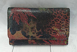 Гаманець чорний з візерунком Desisan