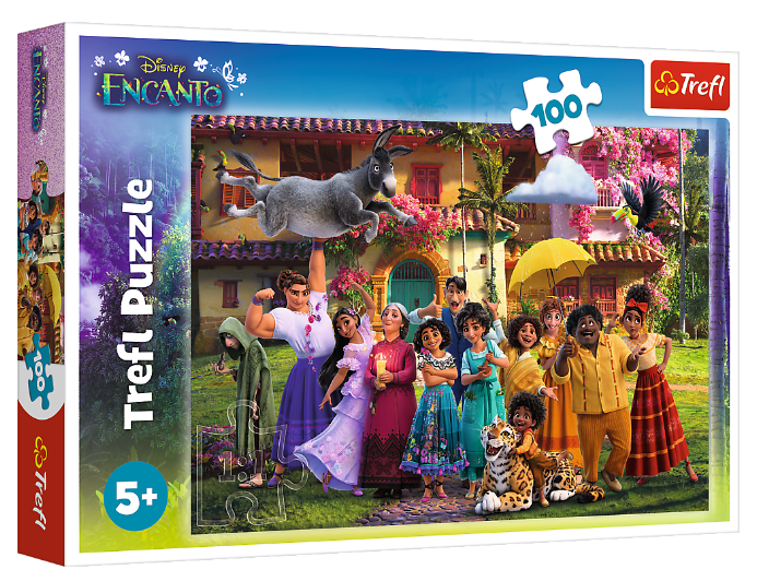 Пазли Магія чекає в Енканто. Magic waits in Encanto. Disney Encanto (100 ел.) 16445 (Trefl)