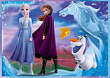 Пазли 4 в 1 Крижане серце-2. Мандрівка у невідомість. Disney Frozen 2. (35,48,54,70 ел.) 34323 (Trefl), фото 5