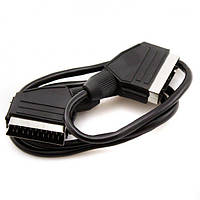 Кабель Scart M/out-Scart M/out чорний