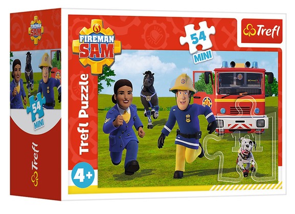 Пазли Mini Команда. Пожежний Сем. Fireman Sam (54 ел.) 19761 (Trefl)