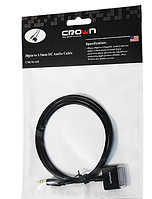 Кабель Crown адаптер 30 pin — 3.5 мм 1 м (CMCSI-242) (Crown)