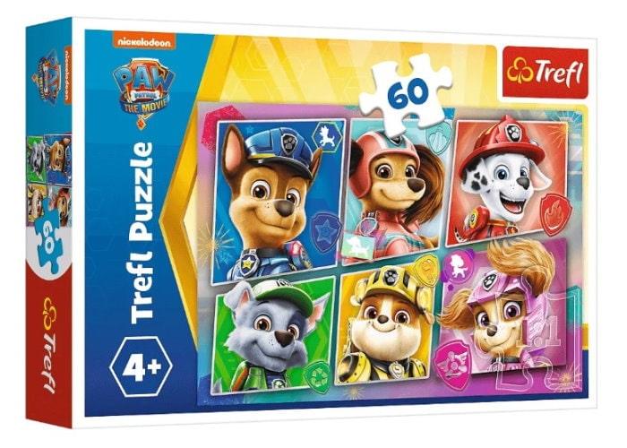 Пазли Друзі готові до пригод. Nickelodeon: Щенячий патруль (60 ел.) 17368 (Trefl)
