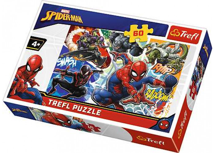 Пазли Spiderman. Хоробрий Спайдер-мен (60 ел.) 17311 (Trefl)