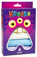 Крейда Велика кругла різнокольорова - 6 штук. 50107 (Strateg)