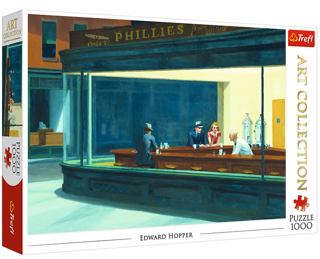 Пазли Art Collection. Опівнічники. Nighthawks. Едвард Гоппер (1000 елм.) 10747 (Trefl)