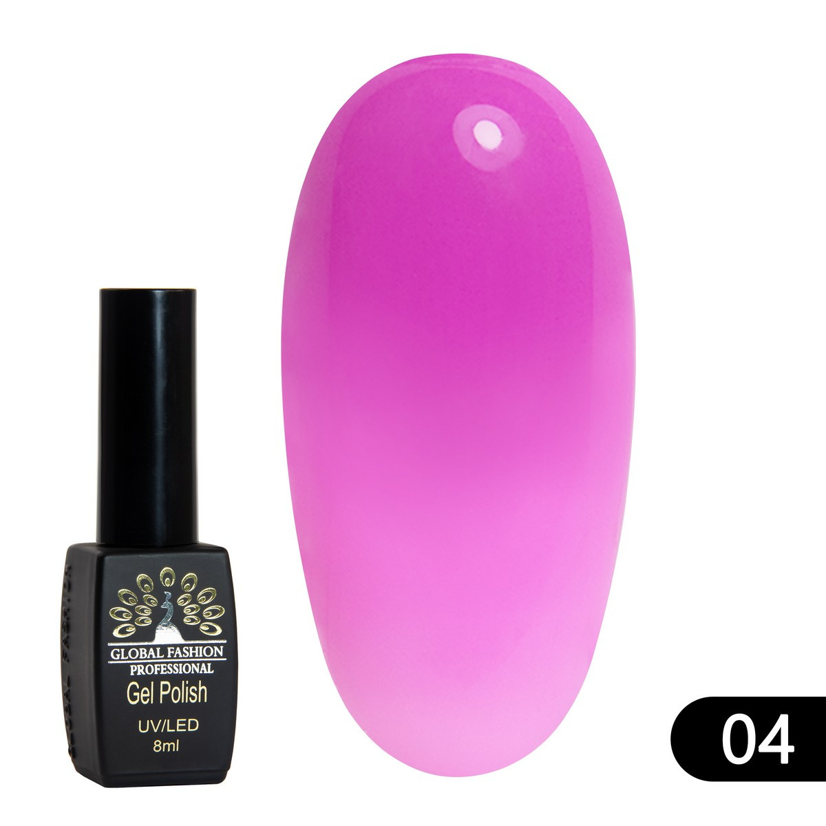Термо гель-лак Global Fashion #4, 8 мл, фото 1