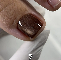 Гель лак Saga - Wine cat 7 Котяче око Wine cat 10 мл