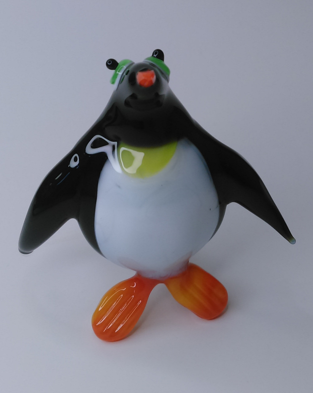 Скляна фігурка-сувенір Пінгвін, фото 1