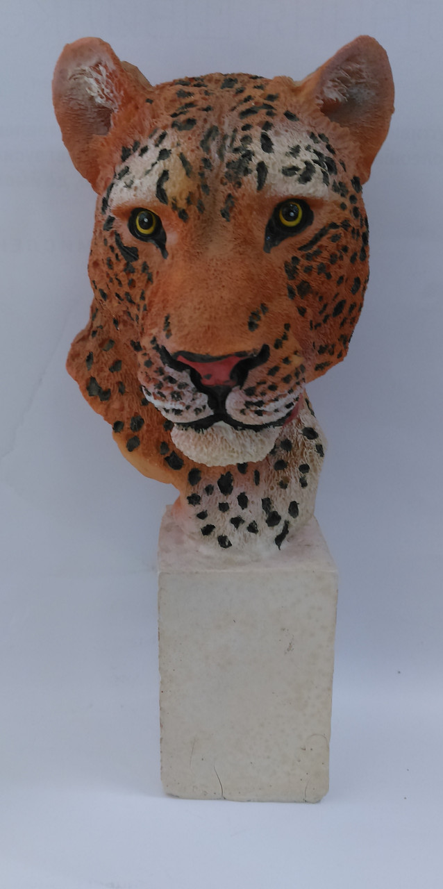 Статуетка Голова Леопарда (полістоун), фото 1