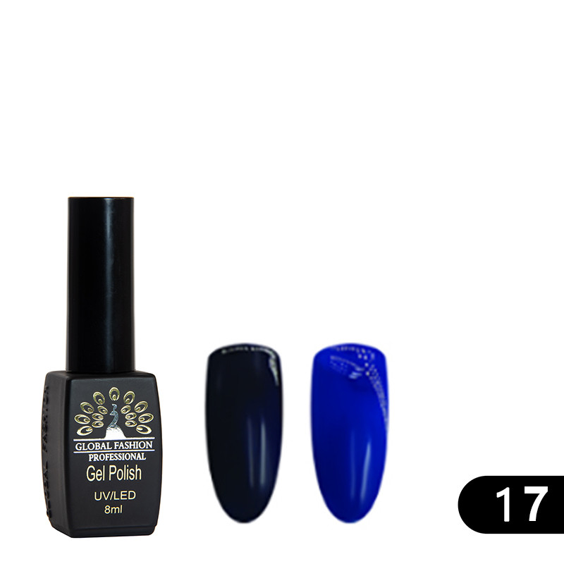 Термо гель-лак Global Fashion #17, 8 мл