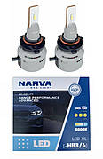Світлодіодні LED лед лампи NARVA RPA Range Performance Advanced цоколь HB3 HB4, світло 6000К, 12/24В 181858100