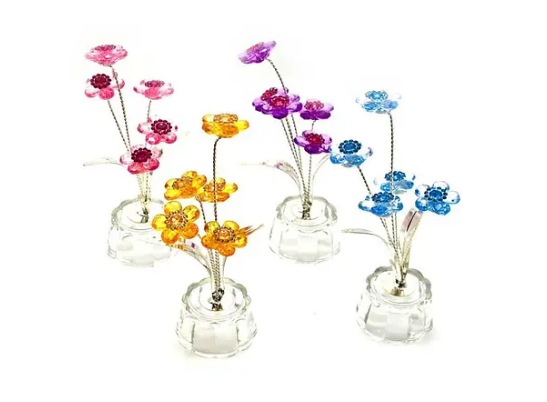 Сувенір Квітка кришталева (5 квіток), фото 1