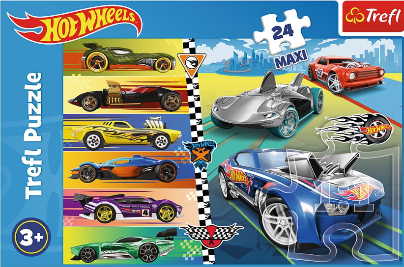 Пазли Maxi Hot Wheels (24 ел.) 14362 (Trefl)