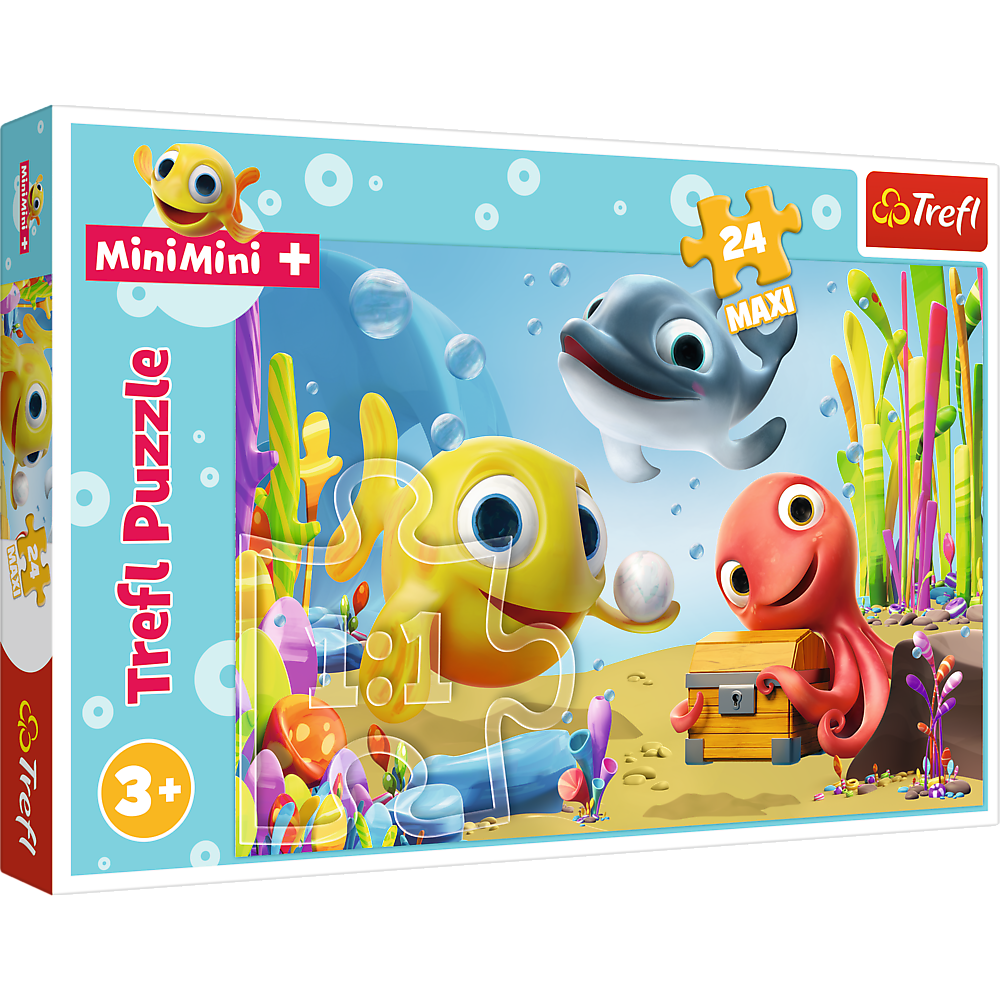 Пазли Maxi Морські пригоди. Маленька рибка (24 ел.) 14341 (Trefl)