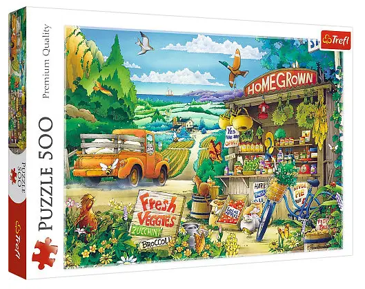 Пазли "Ранок за містом" (500 елм.) 37352 (Trefl), фото 1