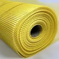 Сітка фасадна Baustoff FCG160 Жовта 165 г/м² 4 х 4 мм 50 м Сітка армована для фасадних робіт