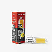 Лампа світлодіодна ETRON Power Light 1-ELP-077 G4 Glass 4W 3000K 12V