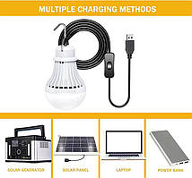 Лампа світлодіодна портативна VTpower 2 Pack USB LED Camping Light 5W,