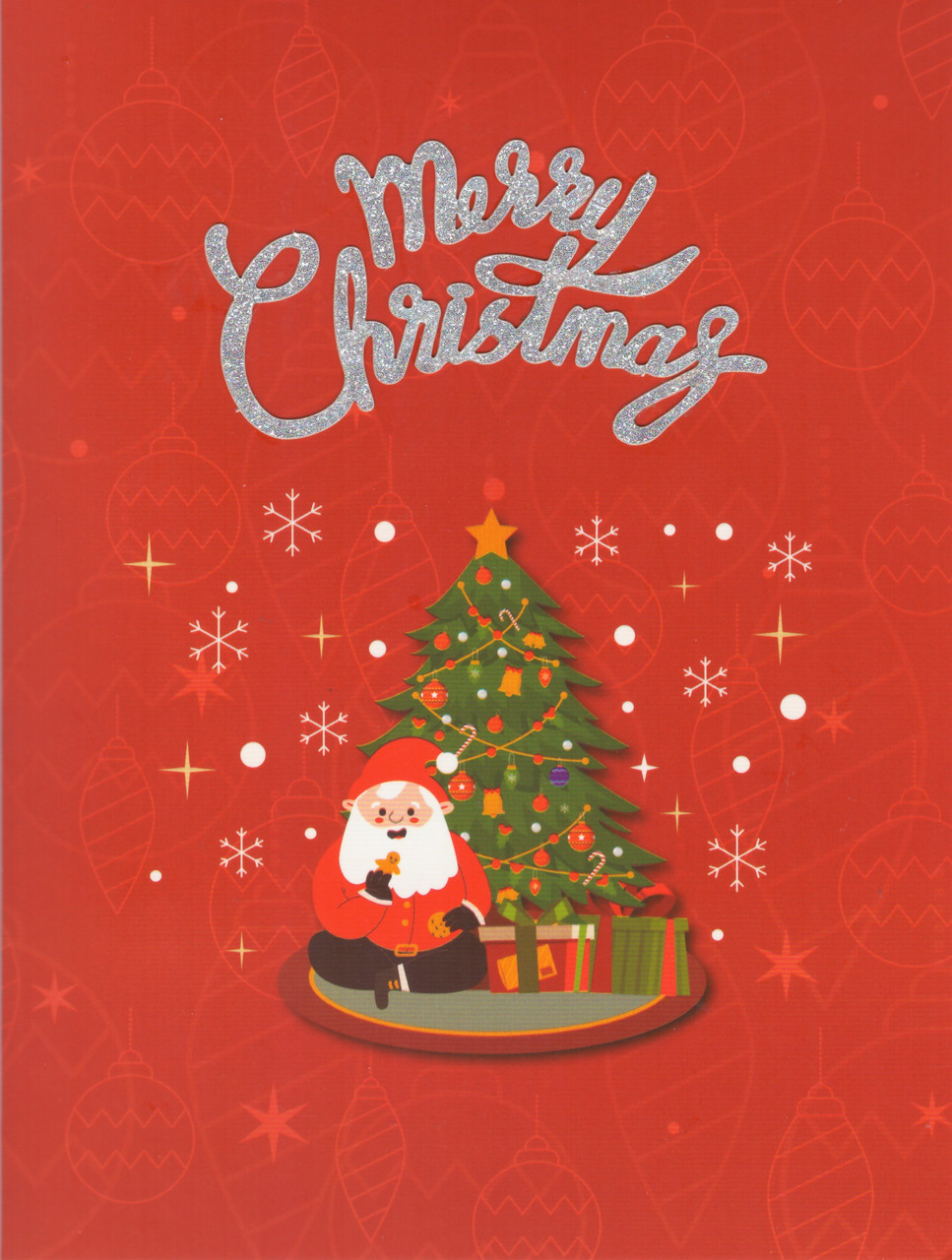 Листівка Merry Christmas об'ємна ЗD, фото 1