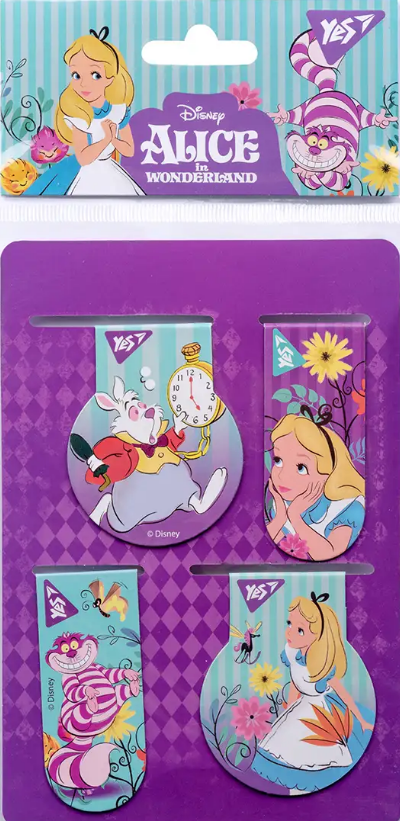 Закладки магнітні Alice 4 шт. 707396 (YES)