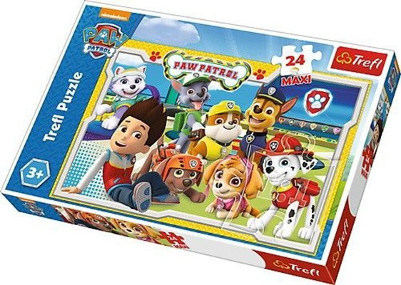 Пазли Maxi Цуценячий партуль. Весела команда. Viacom PAW Patrol (24 ел.) 14287 (Trefl)